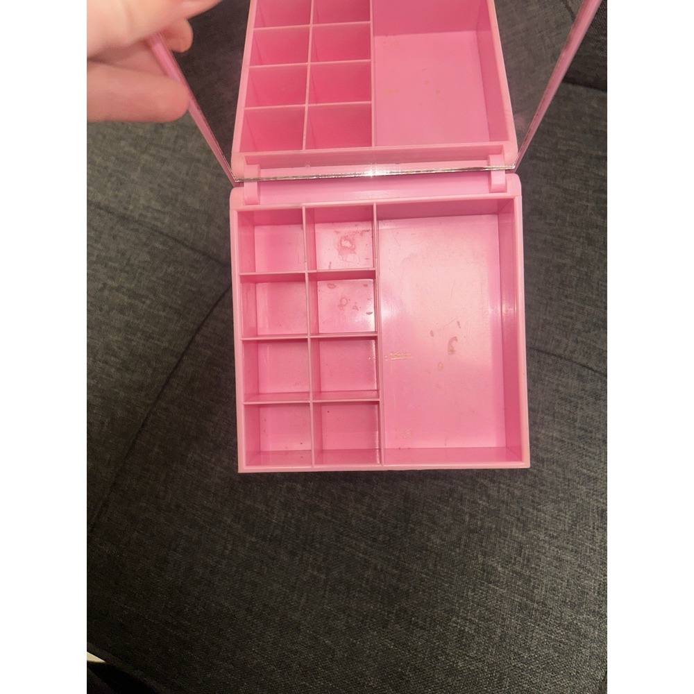 Vintage 1990 Sanrio Tweedle Dee Dee Teddy Bear Jewelry Box Mirror Lid Organizer - Picture 13 of 16